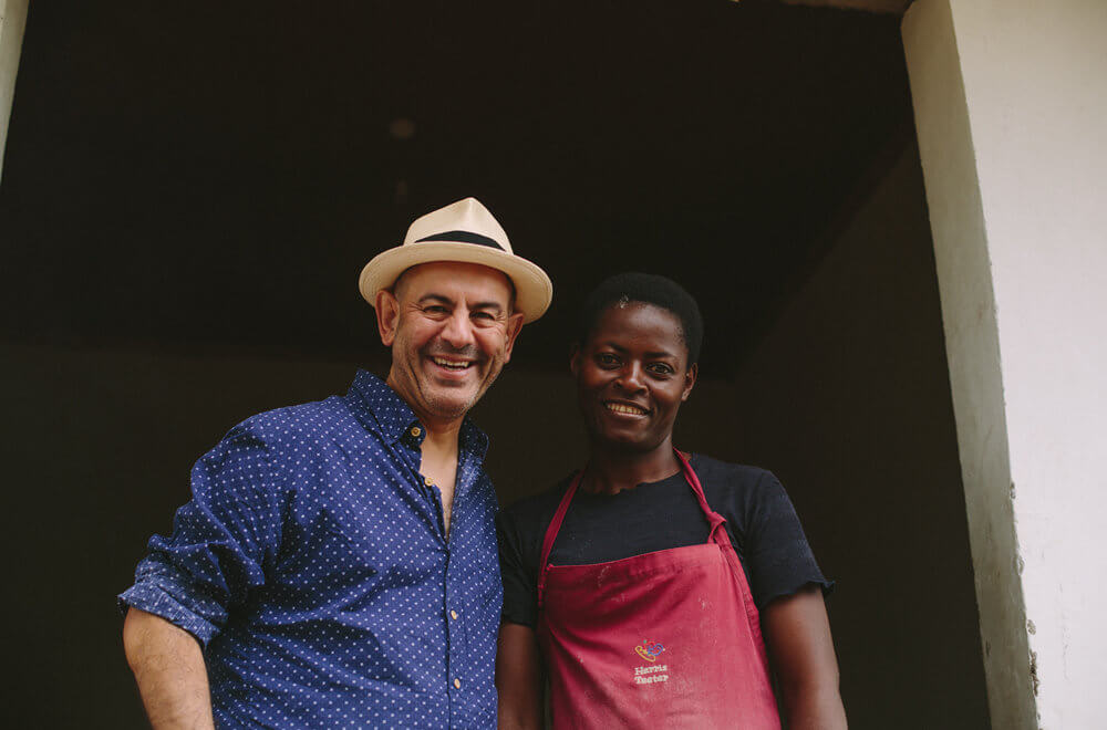 One of the many great mothers Simon Majumdar met on his trip to Tanzania