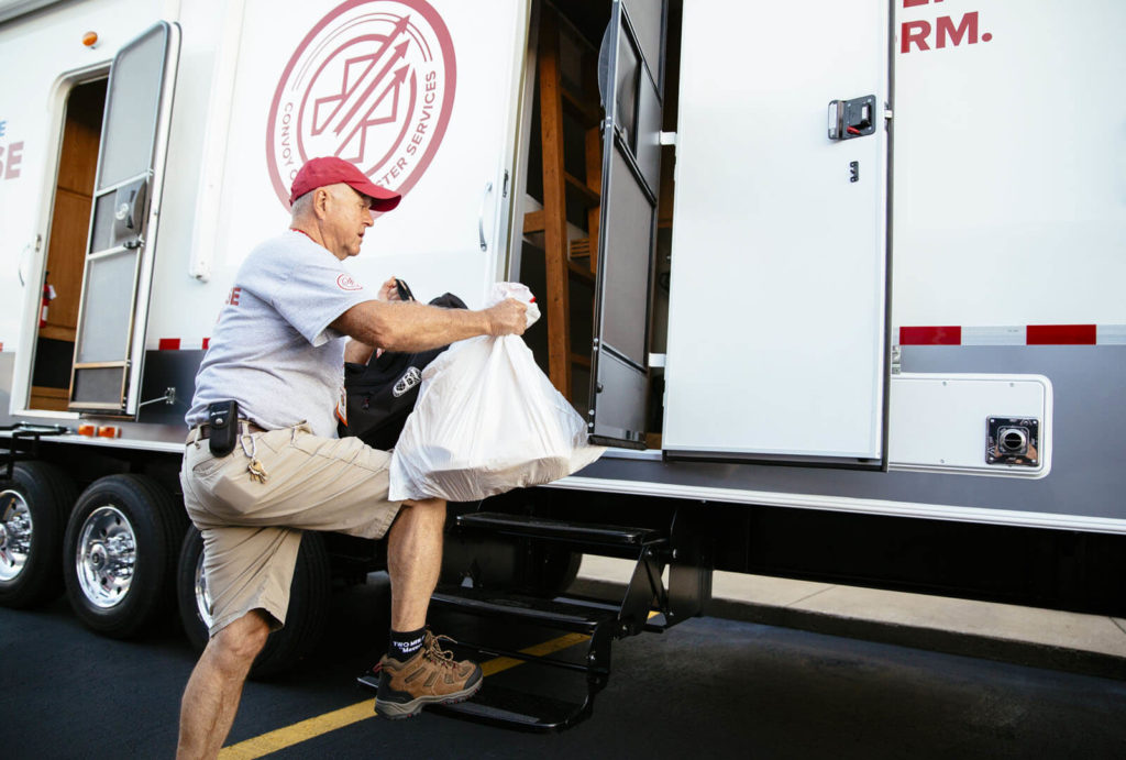 Convoy of Hope Disaster Response Team preps ahead of Hurricane Florence.
