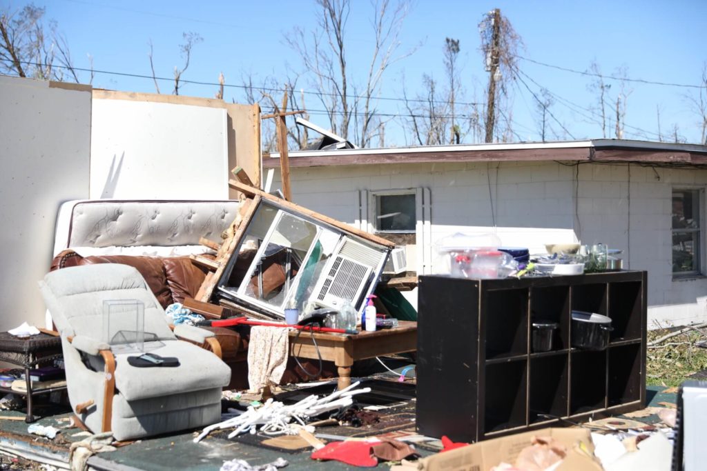 Devastation in Marianna, Florida.