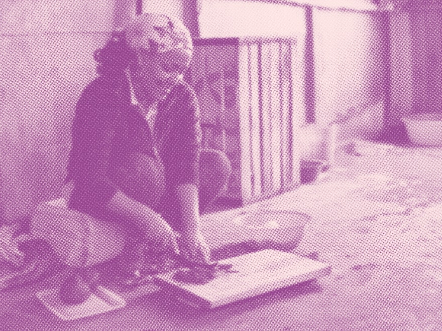 Woman cooking