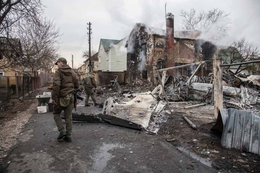 Ukraine war destruction