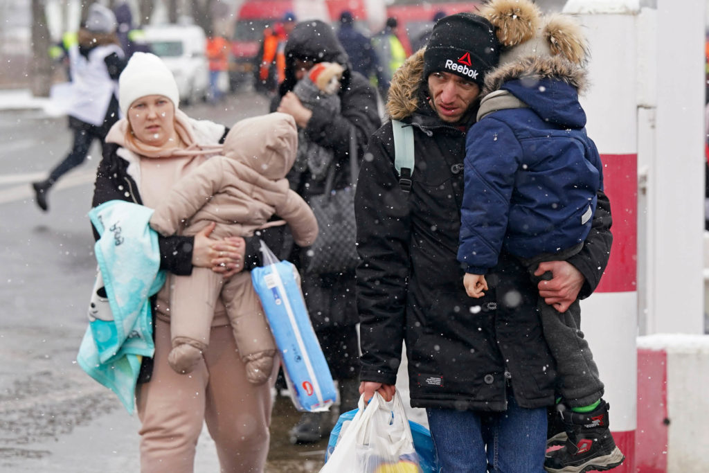 Ukraine refugees in Poland