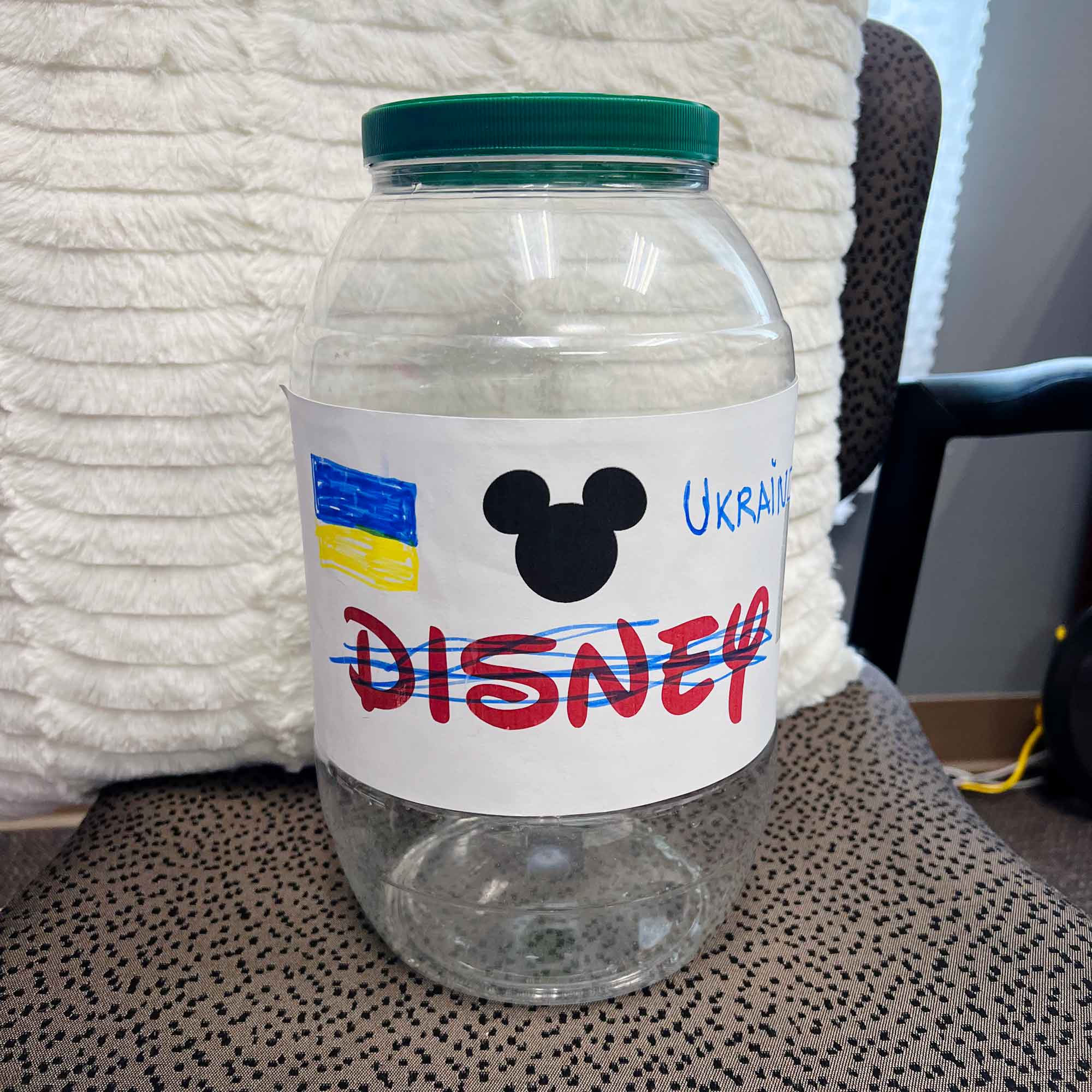 Nicholas chose to give to Ukraine instead of going to Disney.