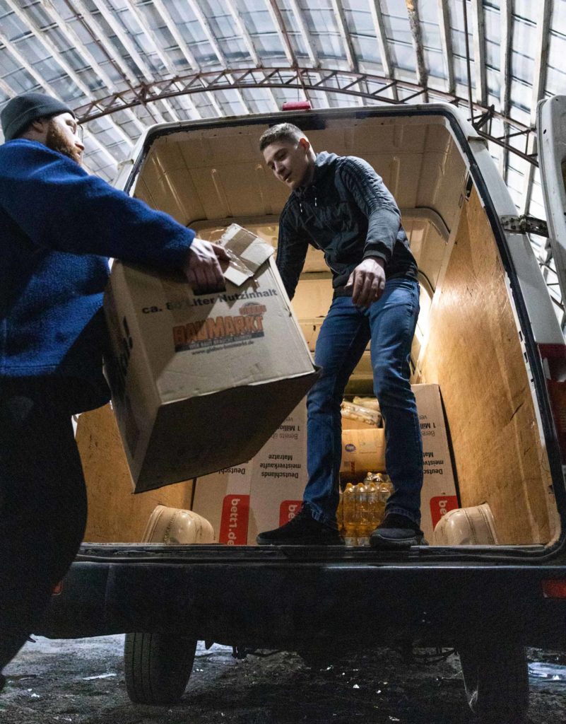 Relief supplies delivered in Ukraine