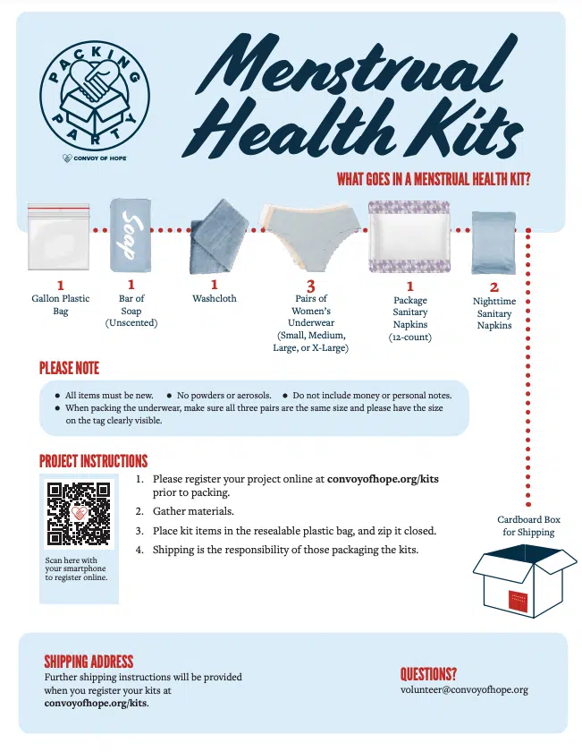 Menstrual Health Kits