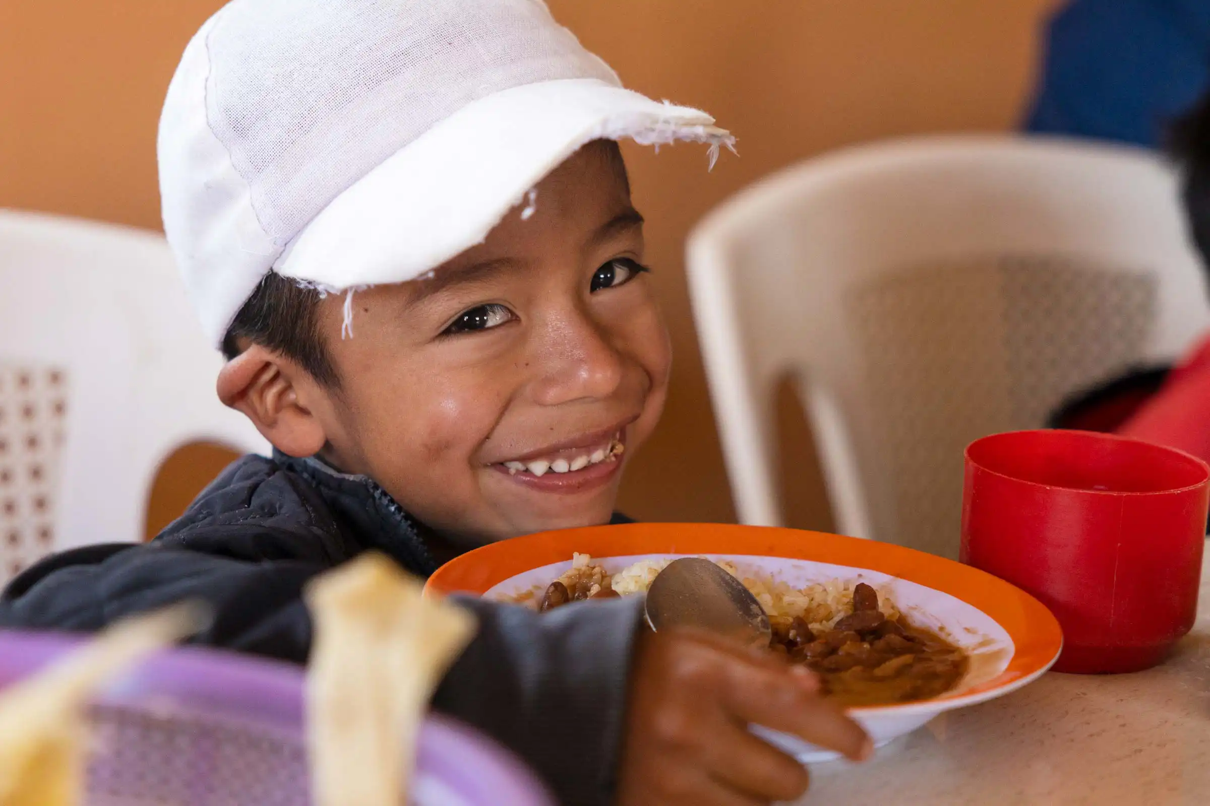 Guatemala Children's Feeding Boy