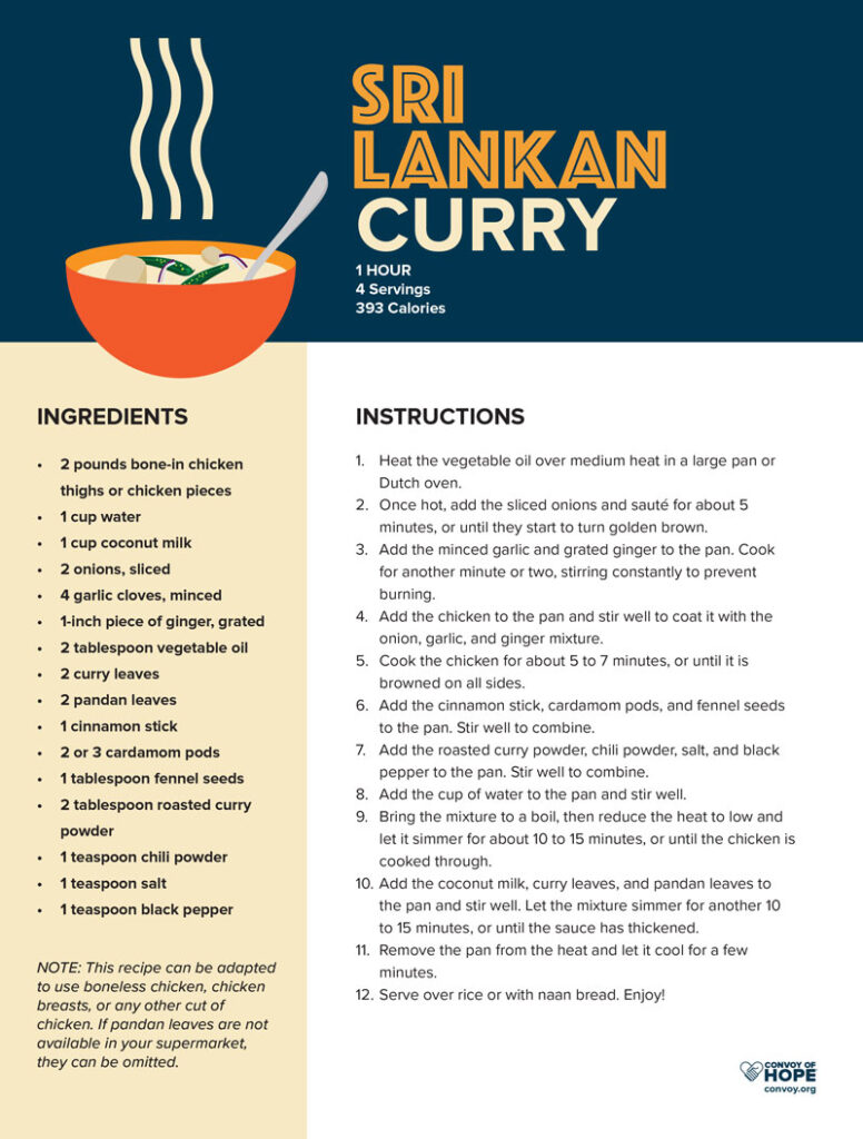 Sri Lankan Chicken Curry Recipe